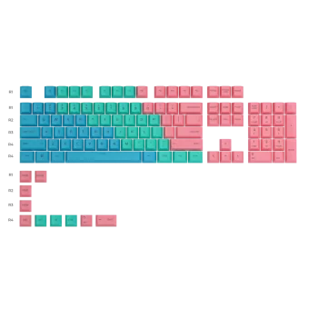Glorious PBT keycaps - Pastel
